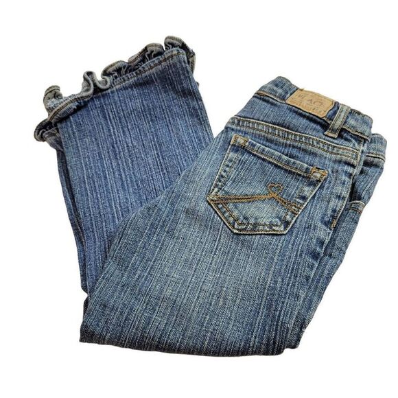 Children's Place ruffle flare jeans 4T - Picture 1 of 4
